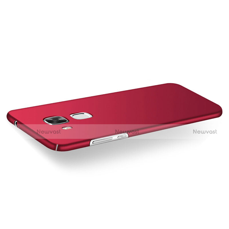 Hard Rigid Plastic Matte Finish Snap On Cover for Huawei Nova Plus Red