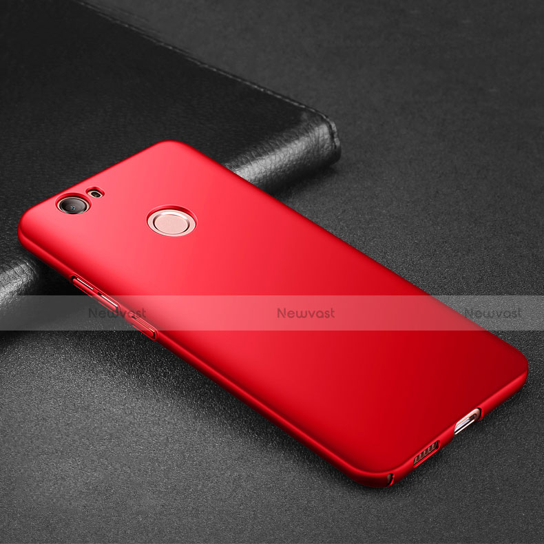 Hard Rigid Plastic Matte Finish Snap On Cover for Huawei Nova Red