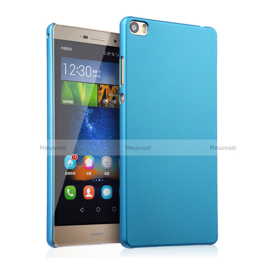 Hard Rigid Plastic Matte Finish Snap On Cover for Huawei P8 Max Sky Blue