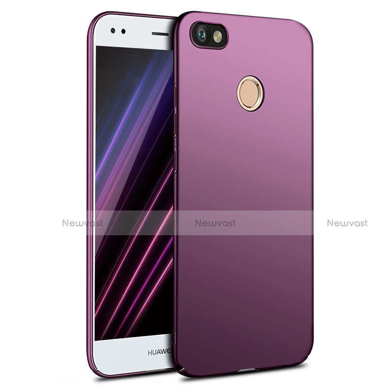 Hard Rigid Plastic Matte Finish Snap On Cover for Huawei Y6 Pro (2017) Purple
