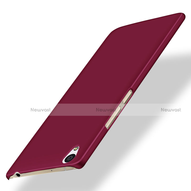 Hard Rigid Plastic Matte Finish Snap On Cover for OnePlus X Red