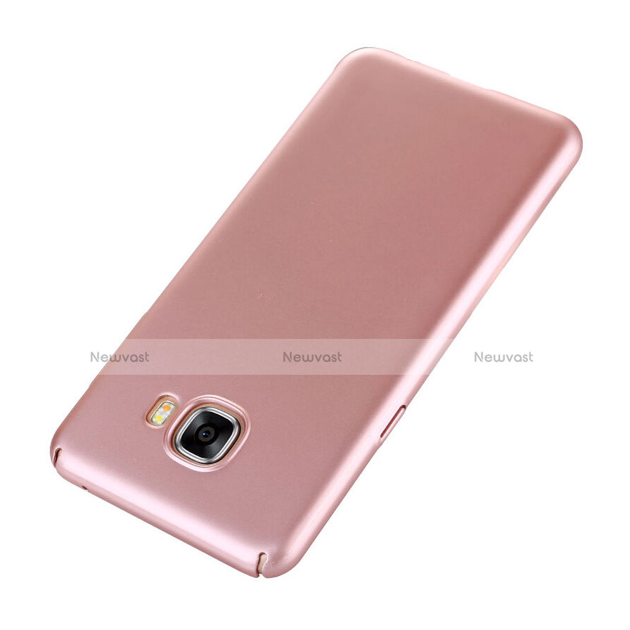 Hard Rigid Plastic Matte Finish Snap On Cover for Samsung Galaxy C7 SM-C7000 Pink