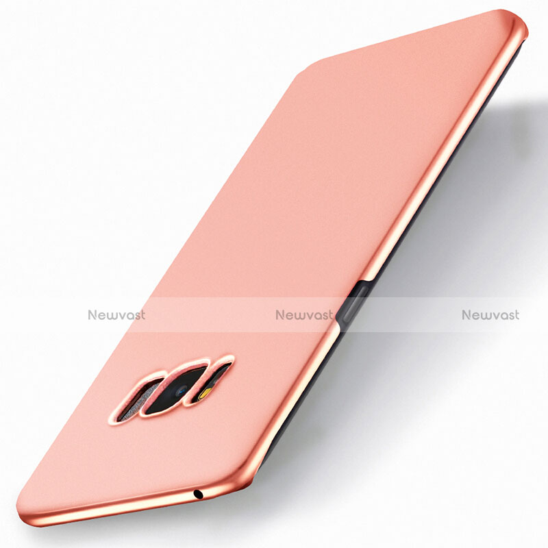 Hard Rigid Plastic Matte Finish Snap On Cover for Samsung Galaxy S8 Rose Gold