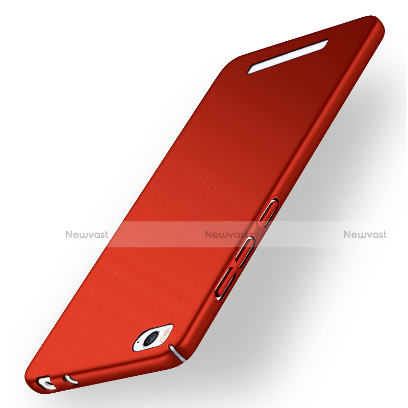 Hard Rigid Plastic Matte Finish Snap On Cover for Xiaomi Mi 4i Red