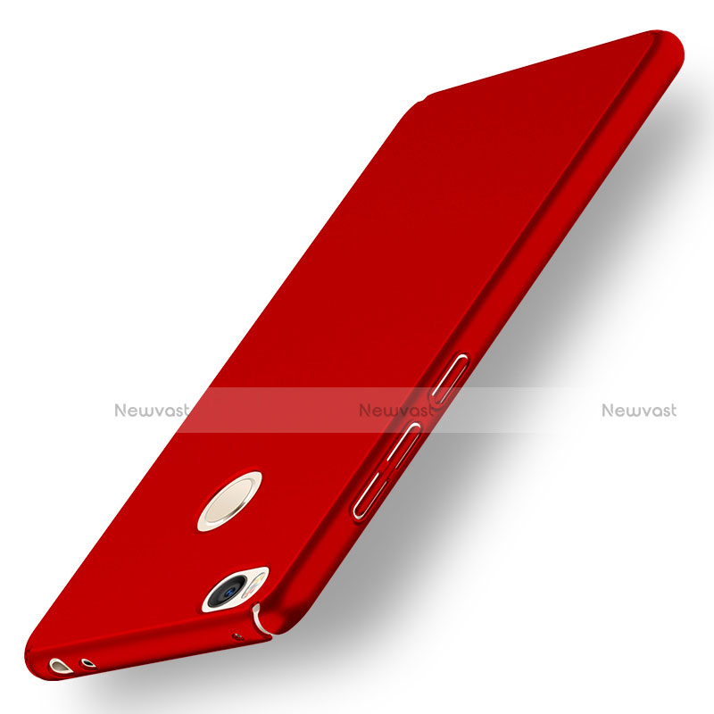 Hard Rigid Plastic Matte Finish Snap On Cover for Xiaomi Mi 4S Red