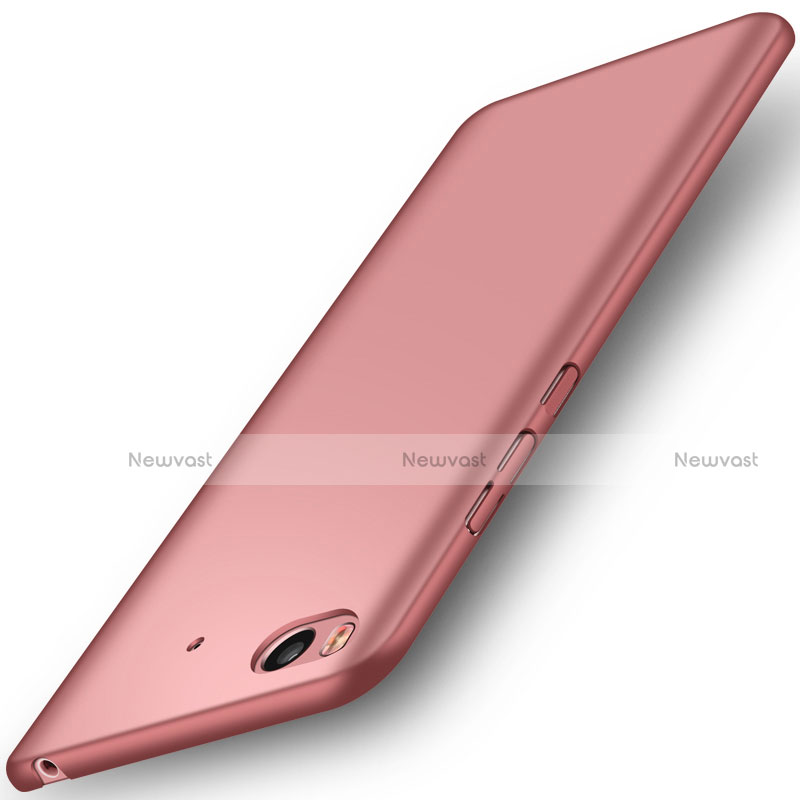 Hard Rigid Plastic Matte Finish Snap On Cover for Xiaomi Mi 5S 4G Rose Gold