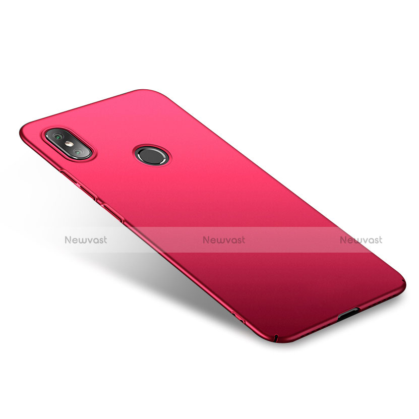 Hard Rigid Plastic Matte Finish Snap On Cover for Xiaomi Mi 6X Red