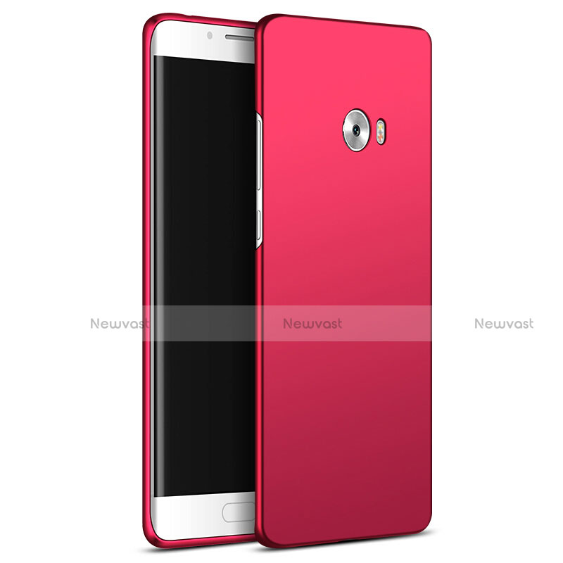 Hard Rigid Plastic Matte Finish Snap On Cover for Xiaomi Mi Note 2 Red