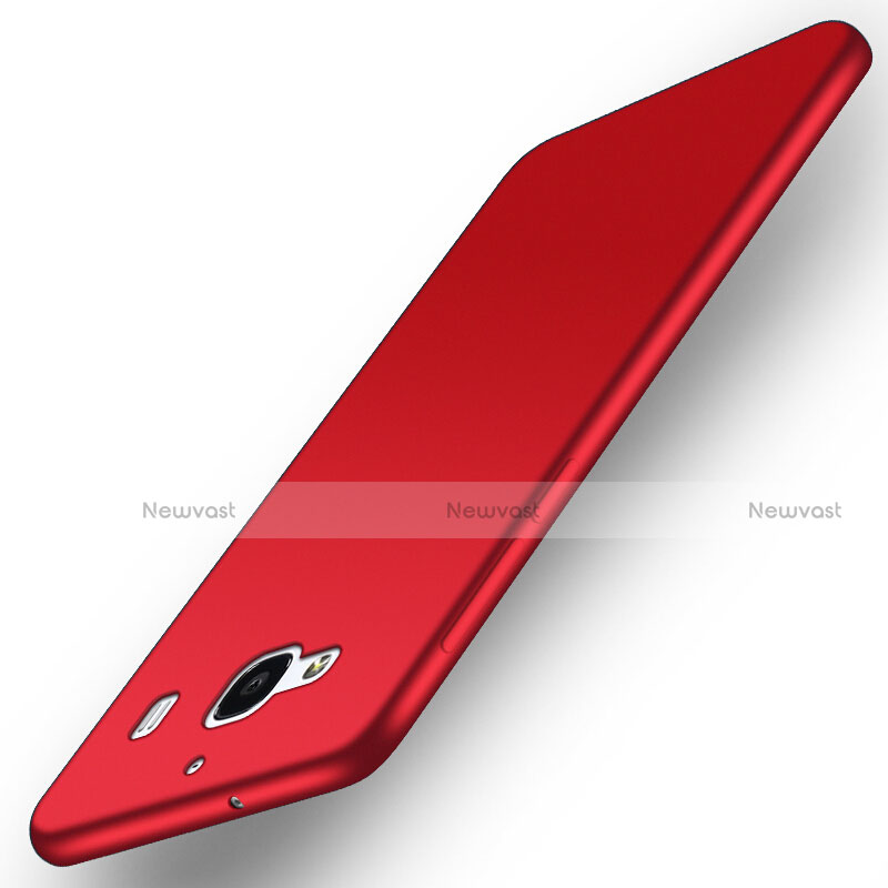 Hard Rigid Plastic Matte Finish Snap On Cover for Xiaomi Redmi 2 Red
