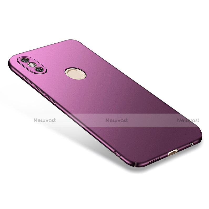 Hard Rigid Plastic Matte Finish Snap On Cover for Xiaomi Redmi Note 5 Purple