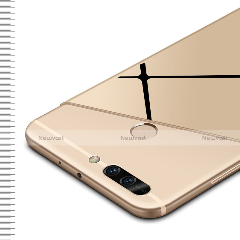 Hard Rigid Plastic Matte Finish Snap On Cover Line for Huawei Honor 8 Pro Gold
