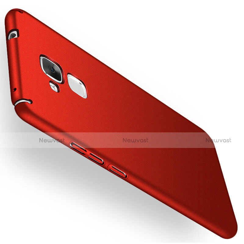 Hard Rigid Plastic Matte Finish Snap On Cover M01 for Huawei GR5 Mini Red