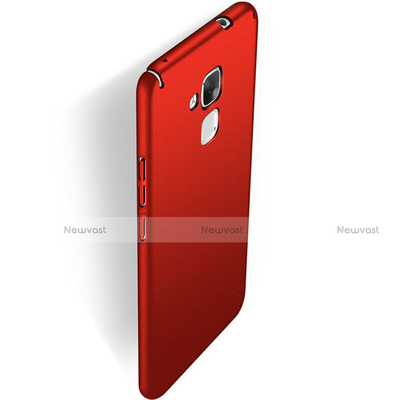 Hard Rigid Plastic Matte Finish Snap On Cover M01 for Huawei Honor 7 Lite Red