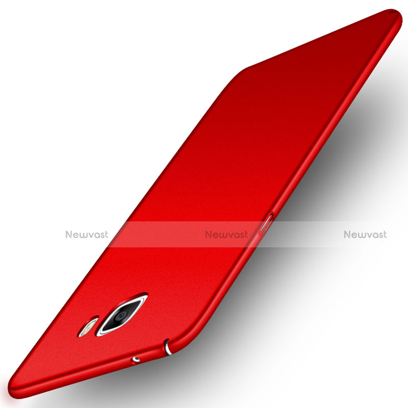 Hard Rigid Plastic Matte Finish Snap On Cover M01 for Samsung Galaxy A9 Pro (2016) SM-A9100 Red