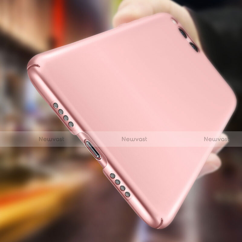 Hard Rigid Plastic Matte Finish Snap On Cover M01 for Xiaomi Mi 6 Rose Gold