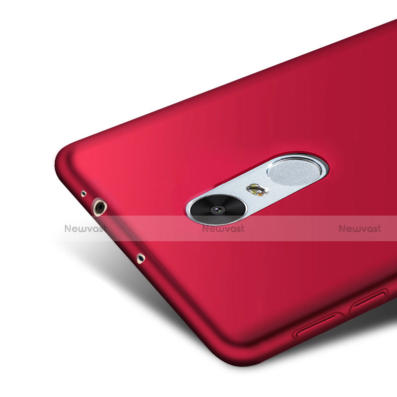 Hard Rigid Plastic Matte Finish Snap On Cover M01 for Xiaomi Redmi Note 3 MediaTek Red