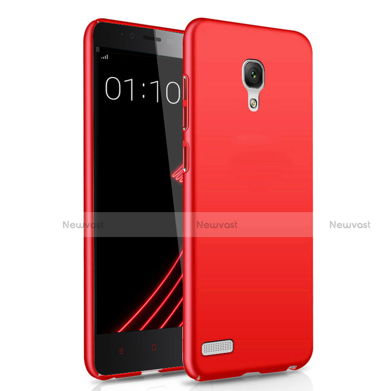 Hard Rigid Plastic Matte Finish Snap On Cover M01 for Xiaomi Redmi Note 4G Red