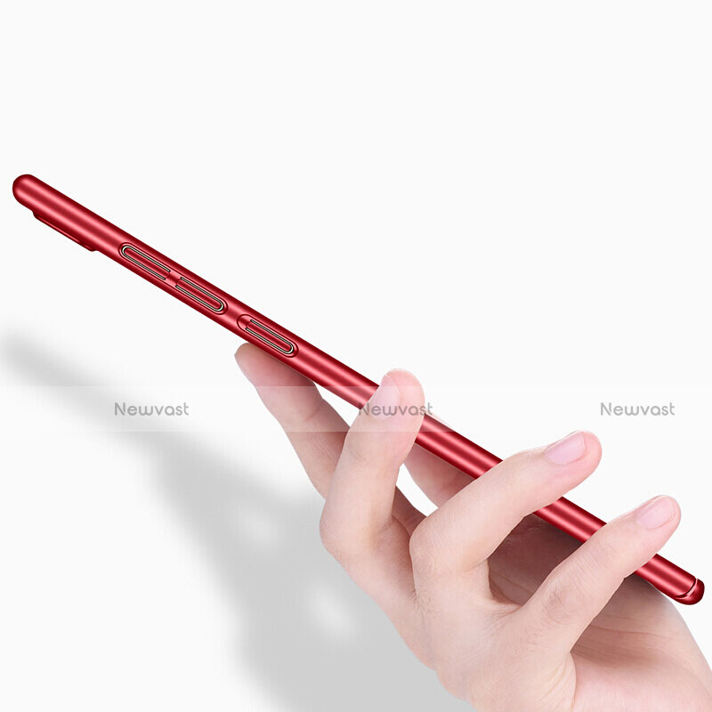 Hard Rigid Plastic Matte Finish Snap On Cover M02 for Huawei Honor View 10 Red