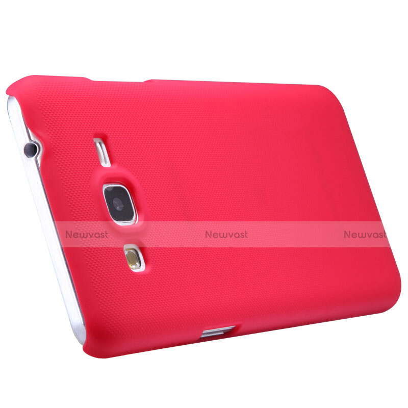 Hard Rigid Plastic Matte Finish Snap On Cover M02 for Samsung Galaxy Grand Prime SM-G530H Red