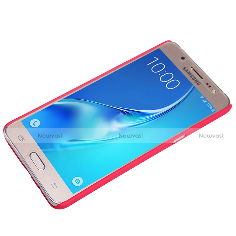 Hard Rigid Plastic Matte Finish Snap On Cover M02 for Samsung Galaxy J5 (2016) J510FN J5108 Red