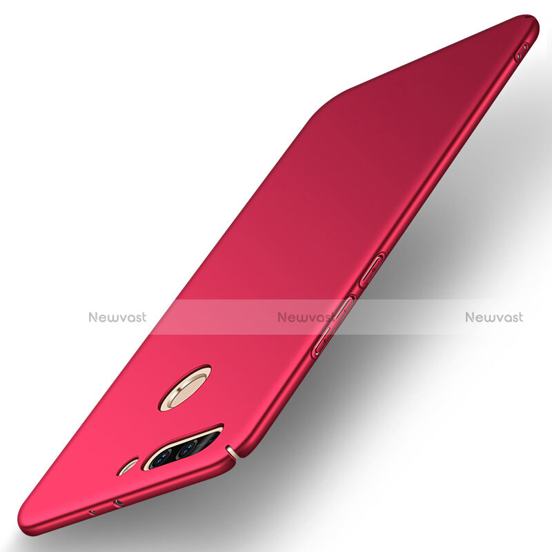 Hard Rigid Plastic Matte Finish Snap On Cover M03 for Huawei Honor 8 Pro Red