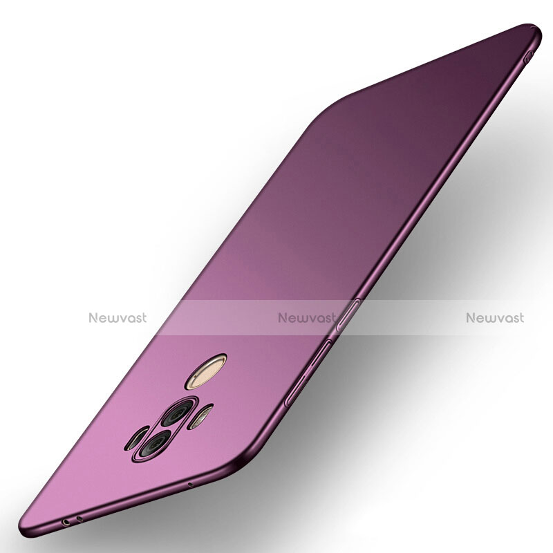 Hard Rigid Plastic Matte Finish Snap On Cover M03 for Huawei Mate 10 Pro Purple