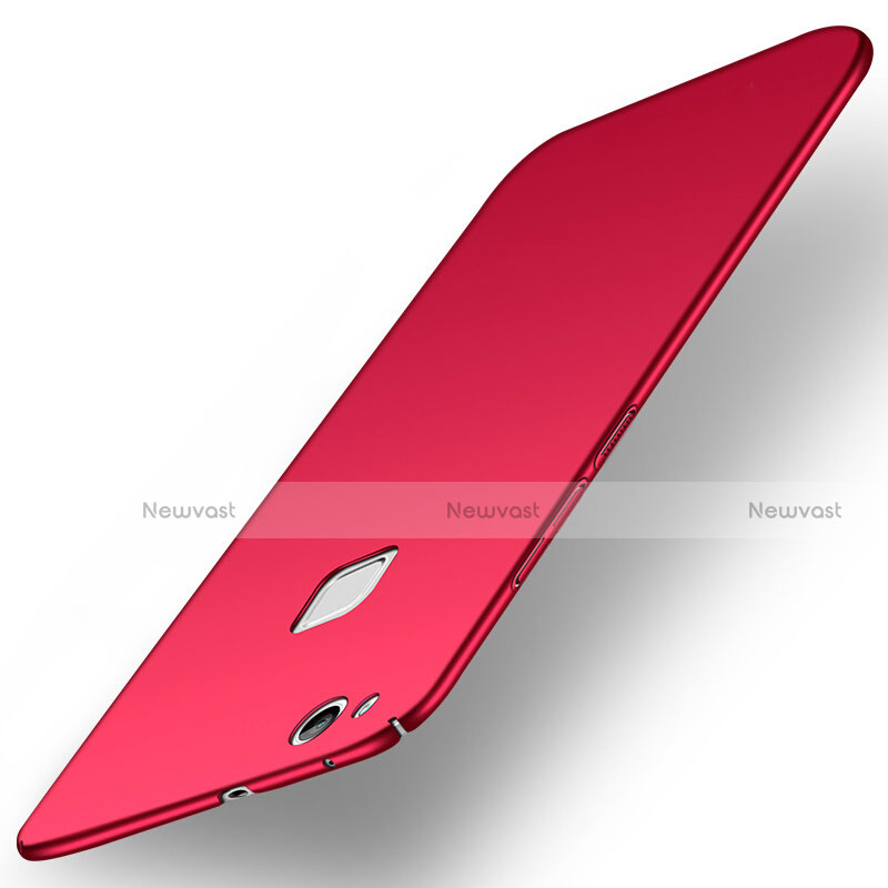 Hard Rigid Plastic Matte Finish Snap On Cover M04 for Huawei P9 Lite (2017) Red