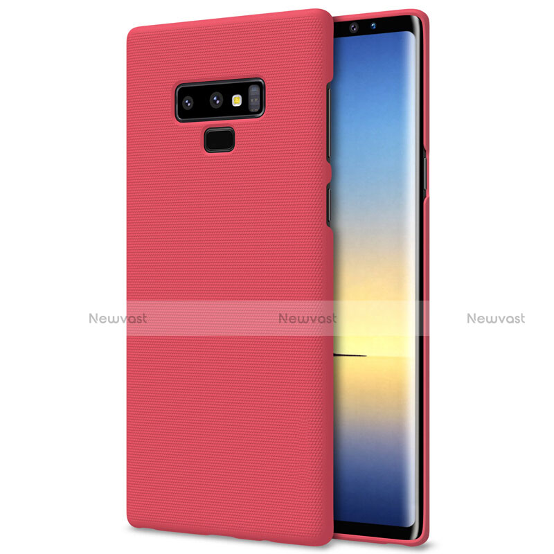 Hard Rigid Plastic Matte Finish Snap On Cover M04 for Samsung Galaxy Note 9 Red