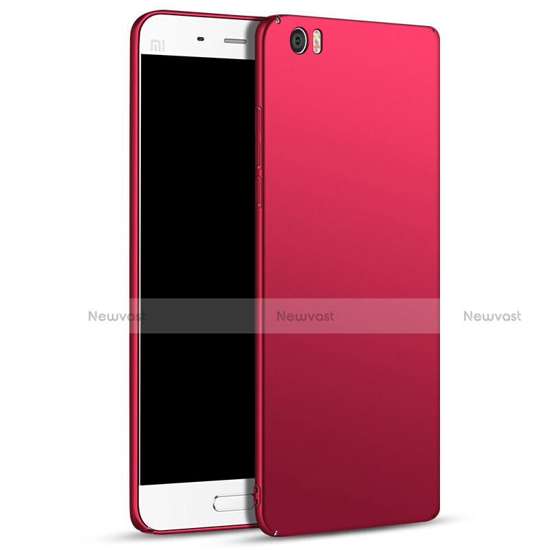 Hard Rigid Plastic Matte Finish Snap On Cover M05 for Xiaomi Mi 5 Red