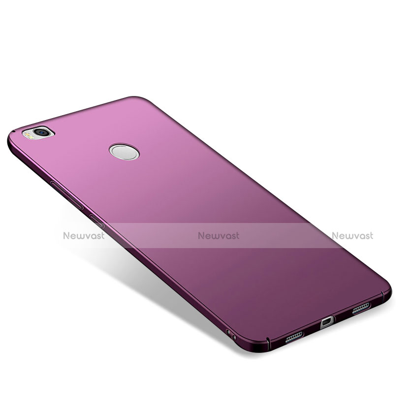Hard Rigid Plastic Matte Finish Snap On Cover M05 for Xiaomi Mi Max 2 Purple