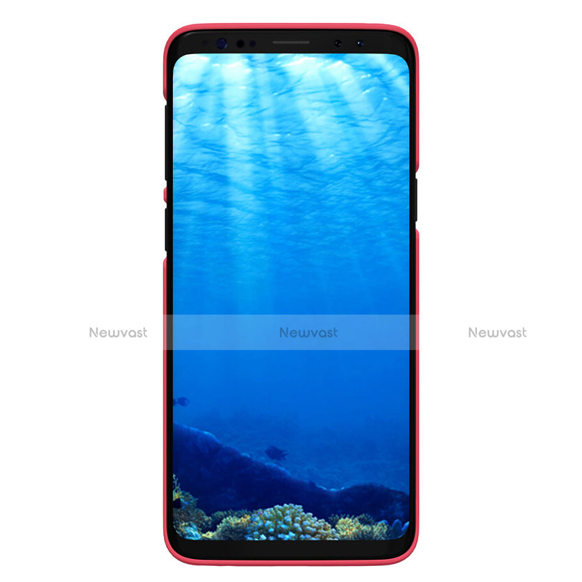 Hard Rigid Plastic Matte Finish Snap On Cover M09 for Samsung Galaxy S9 Red