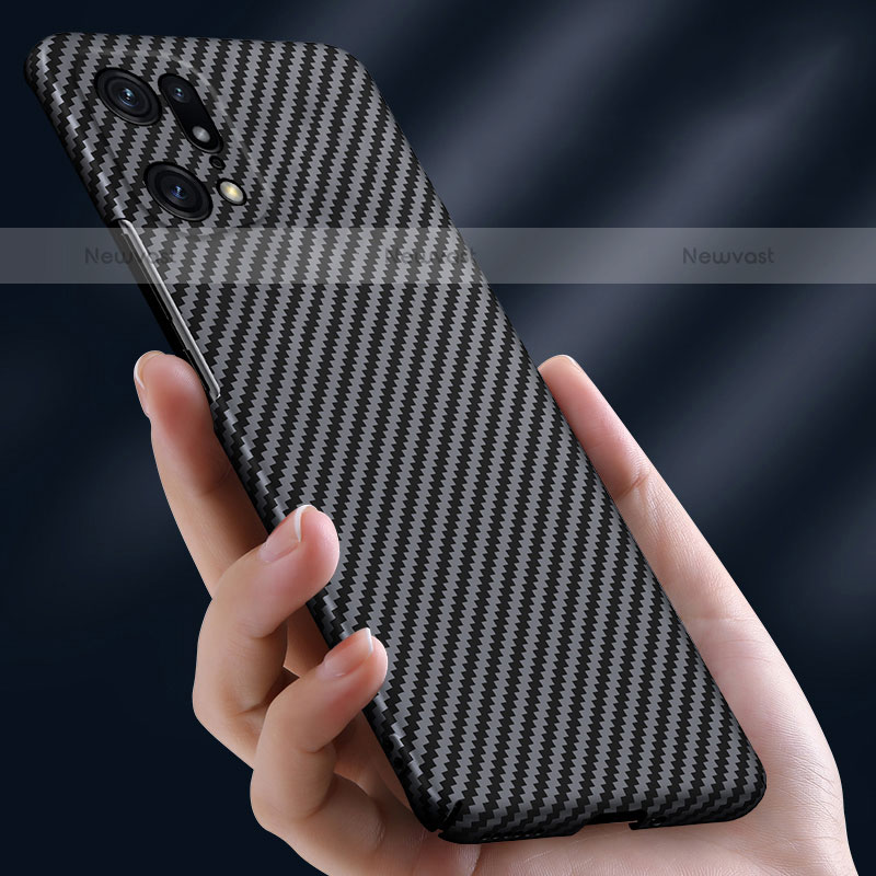 Hard Rigid Plastic Matte Finish Twill Snap On Case Cover for Oppo Find X5 Pro 5G