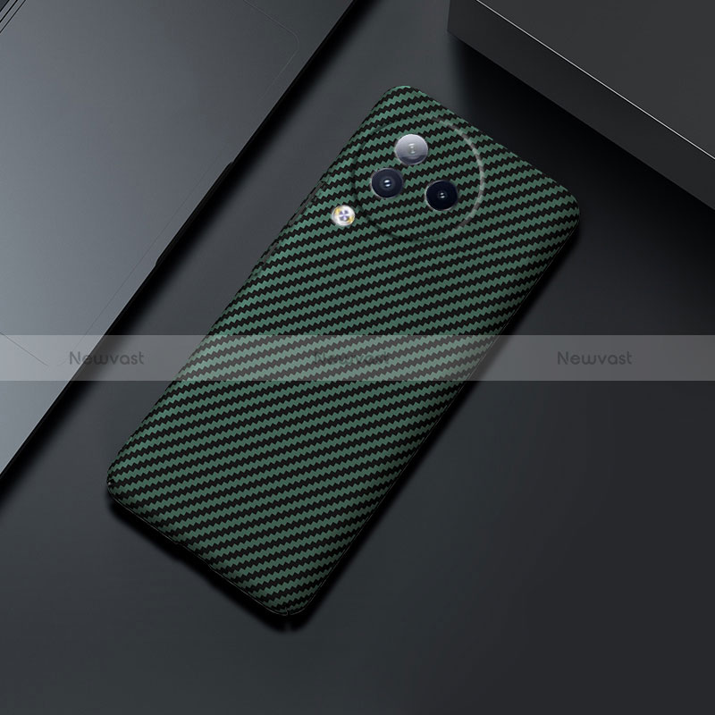 Hard Rigid Plastic Matte Finish Twill Snap On Case Cover for Xiaomi Civi 3 5G Green