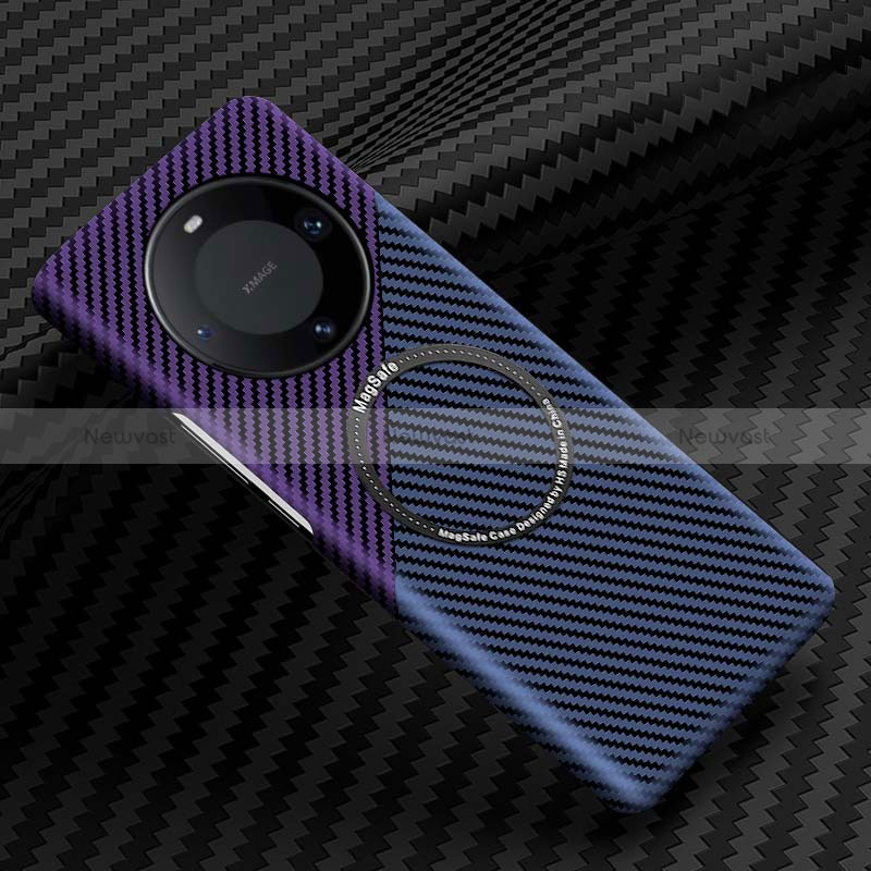 Hard Rigid Plastic Matte Finish Twill Snap On Case Cover with Mag-Safe Magnetic for Huawei Mate 60 Pro