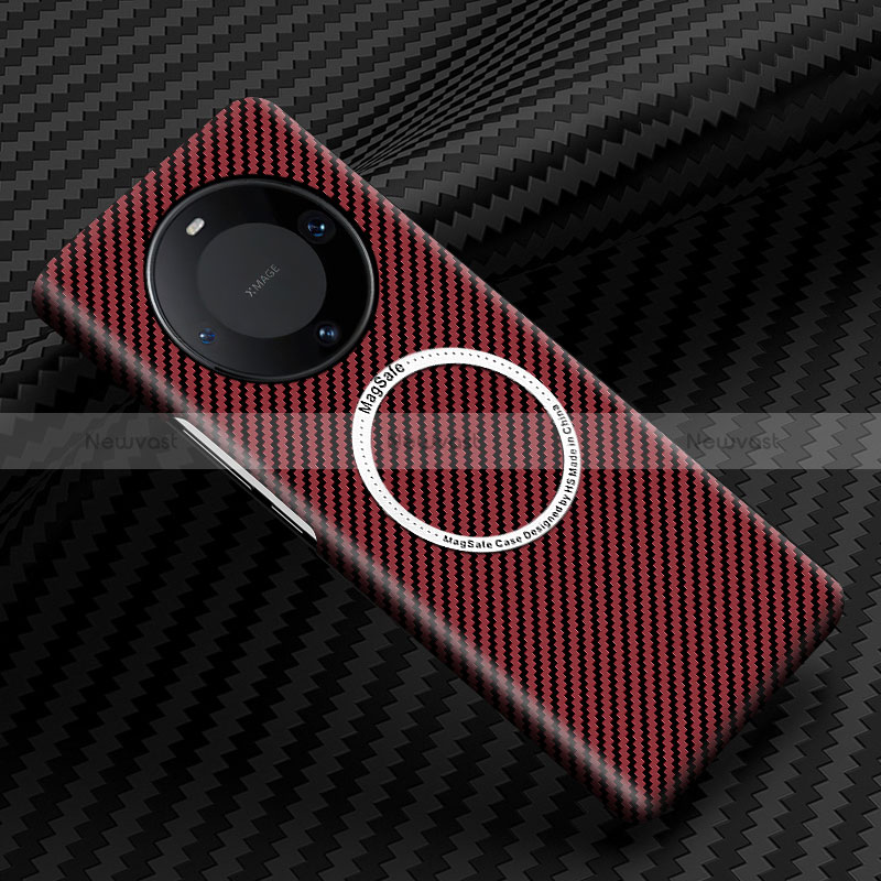Hard Rigid Plastic Matte Finish Twill Snap On Case Cover with Mag-Safe Magnetic for Huawei Mate 60 Pro+ Plus