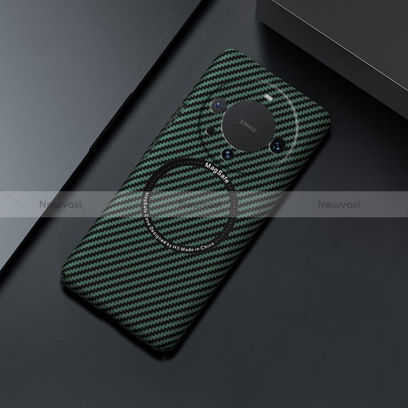 Hard Rigid Plastic Matte Finish Twill Snap On Case Cover with Mag-Safe Magnetic T01 for Huawei Mate 60