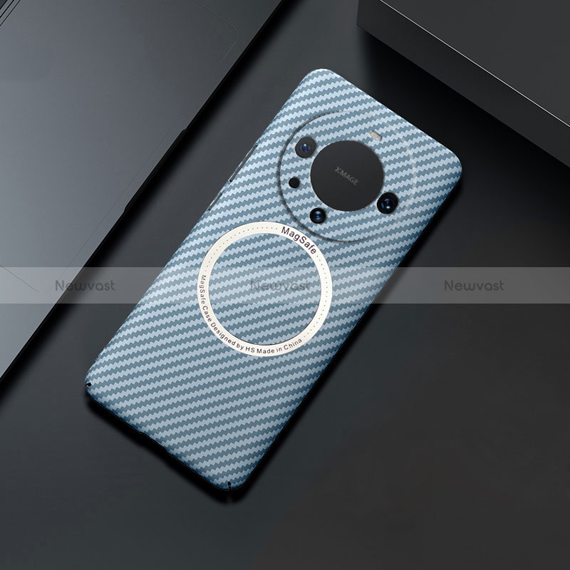 Hard Rigid Plastic Matte Finish Twill Snap On Case Cover with Mag-Safe Magnetic T01 for Huawei Mate 60 Pro+ Plus