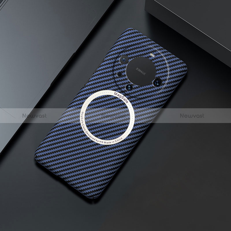 Hard Rigid Plastic Matte Finish Twill Snap On Case Cover with Mag-Safe Magnetic T01 for Huawei Mate 60 Pro+ Plus