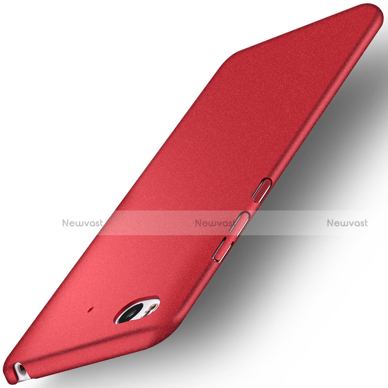 Hard Rigid Plastic Quicksand Case for Xiaomi Mi 5S 4G Red