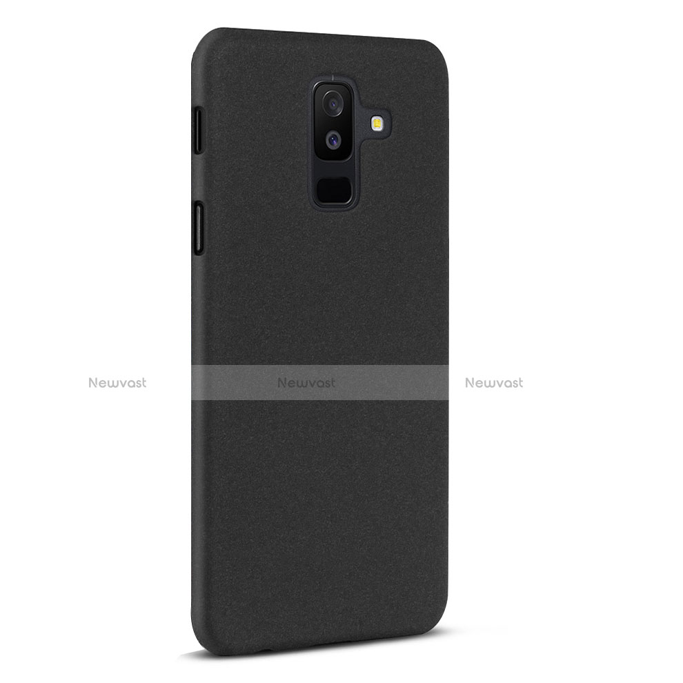 Hard Rigid Plastic Quicksand Cover Case for Samsung Galaxy A6 Plus (2018)