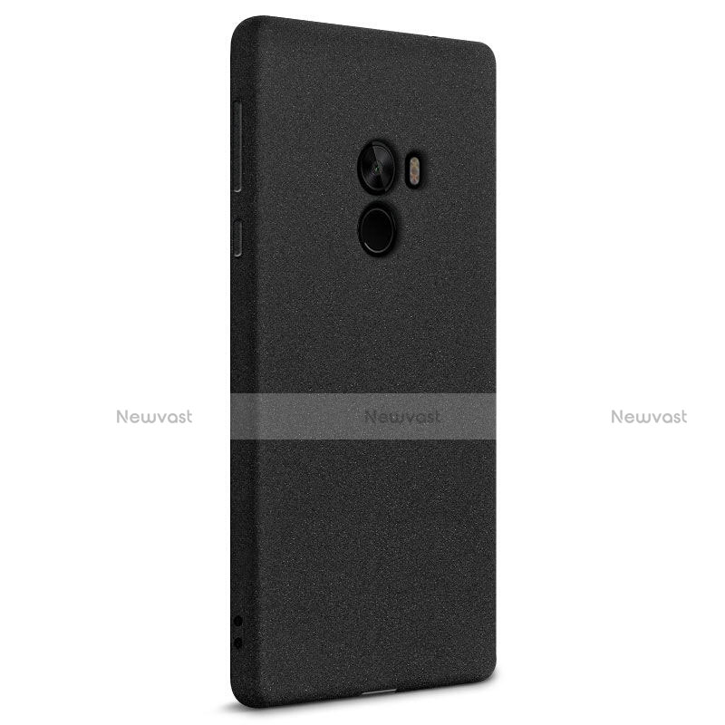 Hard Rigid Plastic Quicksand Cover Case for Xiaomi Mi Mix Black
