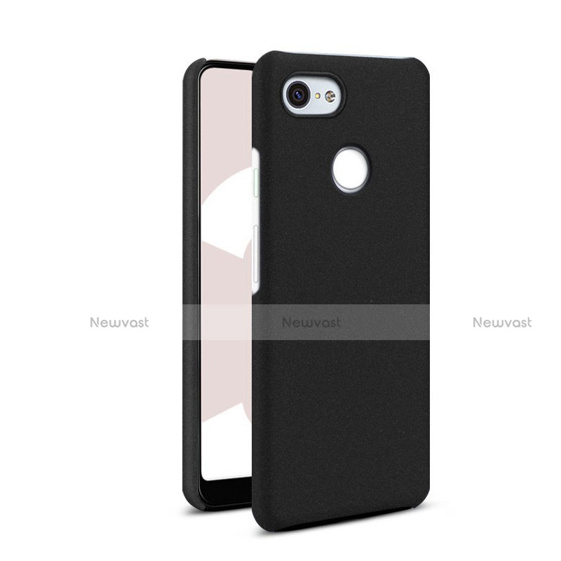 Hard Rigid Plastic Quicksand Cover Case Q01 for Google Pixel 3 Black