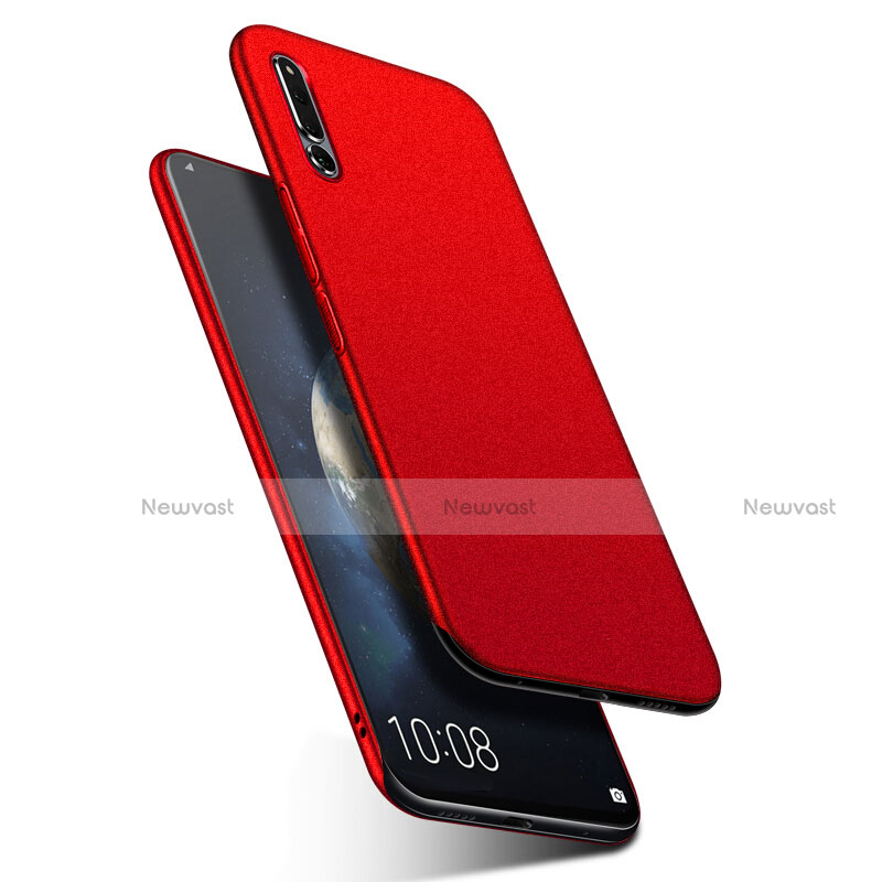 Hard Rigid Plastic Quicksand Cover Case Q01 for Huawei Honor Magic 2 Red