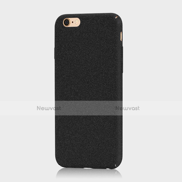 Hard Rigid Plastic Quicksand Cover for Apple iPhone 6S Plus Black