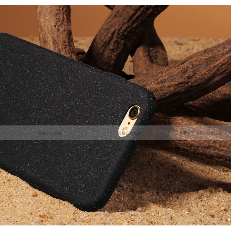 Hard Rigid Plastic Quicksand Cover for Apple iPhone 6S Plus Black