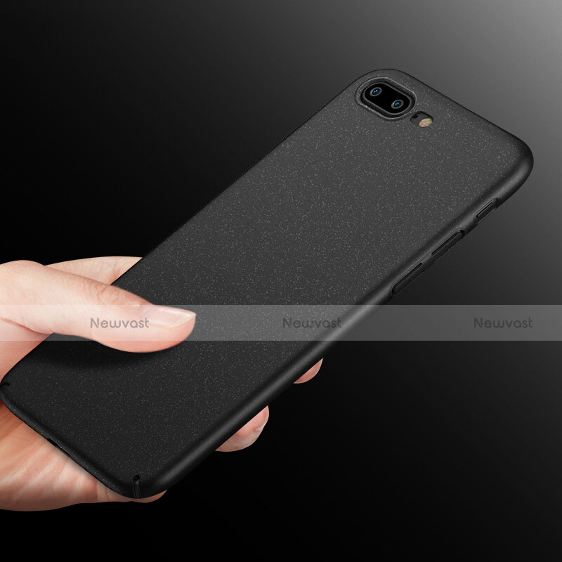Hard Rigid Plastic Quicksand Cover for Apple iPhone 7 Plus Black