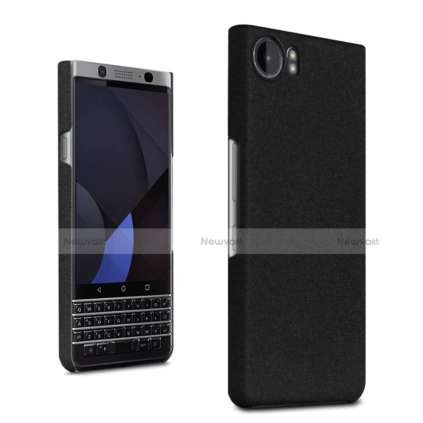 Hard Rigid Plastic Quicksand Cover for Blackberry KEYone Black
