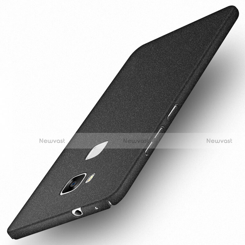 Hard Rigid Plastic Quicksand Cover for Huawei GR5 Black