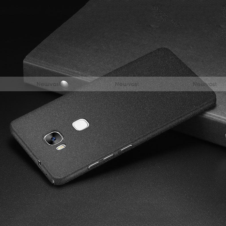 Hard Rigid Plastic Quicksand Cover for Huawei Honor 5X Black