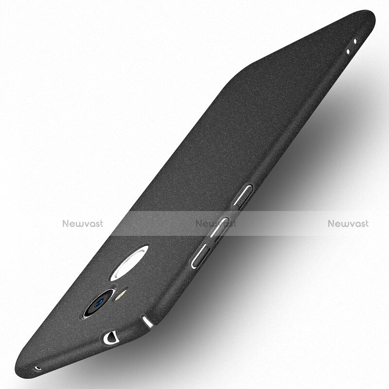 Hard Rigid Plastic Quicksand Cover for Huawei Honor 6A Black